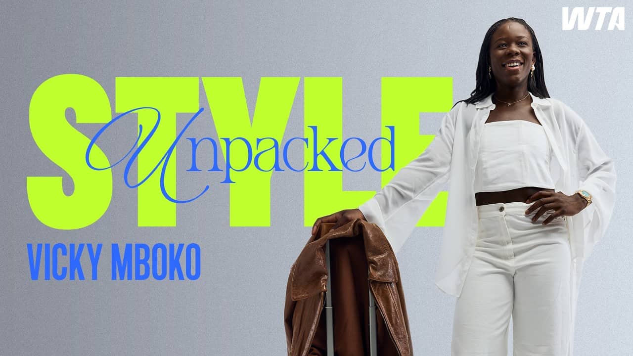 "Who knows, maybe I'll have to buy another suitcase" | Vicky Mboko WTA Style Unpacked