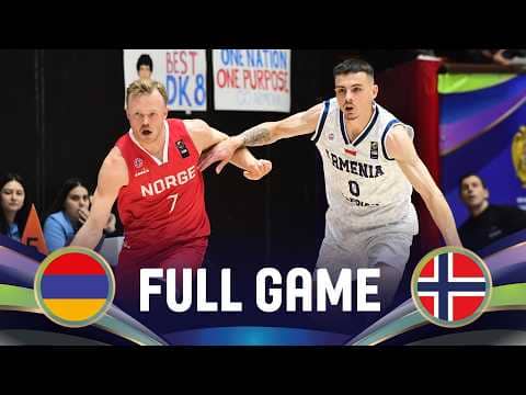LIVE - Armenia v Norway | FIBA EuroBasket 2029 Pre-Qualifiers