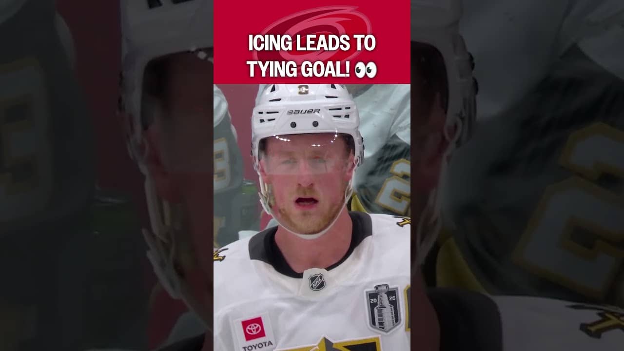 HUGE icing call leads to TYING GOAL! 😱