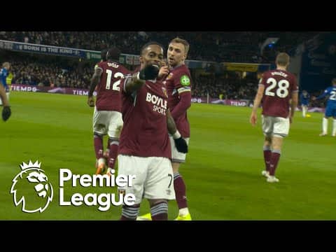 Crysencio Summerville DRILLS West Ham 2-0 ahead of Chelsea | Premier League | NBC Sports