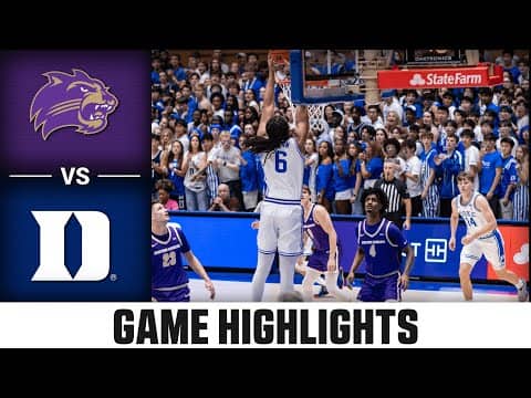 Western Carolina vs. Duke Game Highlights | 2025-26 ACC Men's Basketball
