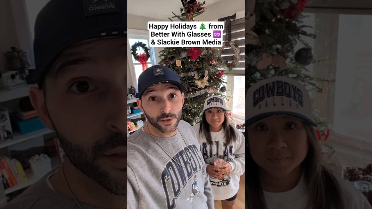 Happy Holidays from Better With Glasses Podcast! #tsitp #betterwithglasses #teamconrad #cowboys