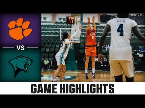 Clemson vs. Chicago State Game Highlights | 2025-26 ACC Women's Basketball