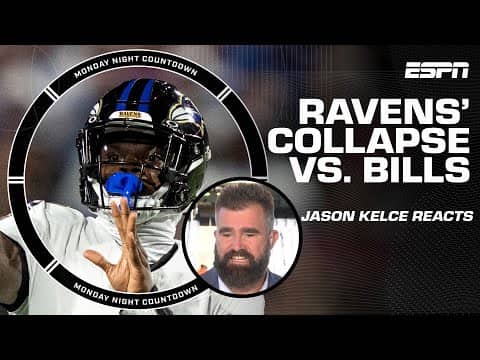 Jason Kelce says Ravens not making Lamar Jackson a threat was MIND-BLOWING | Monday Night Countdown