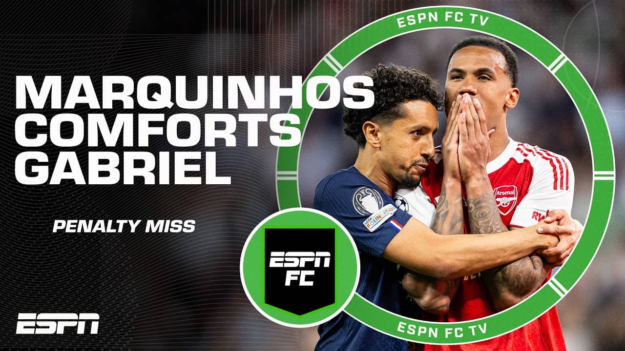 'It's always nice to see that' - Frank Leboeuf on Marquinhos comforting Gabriel 🤝 | ESPN FC
