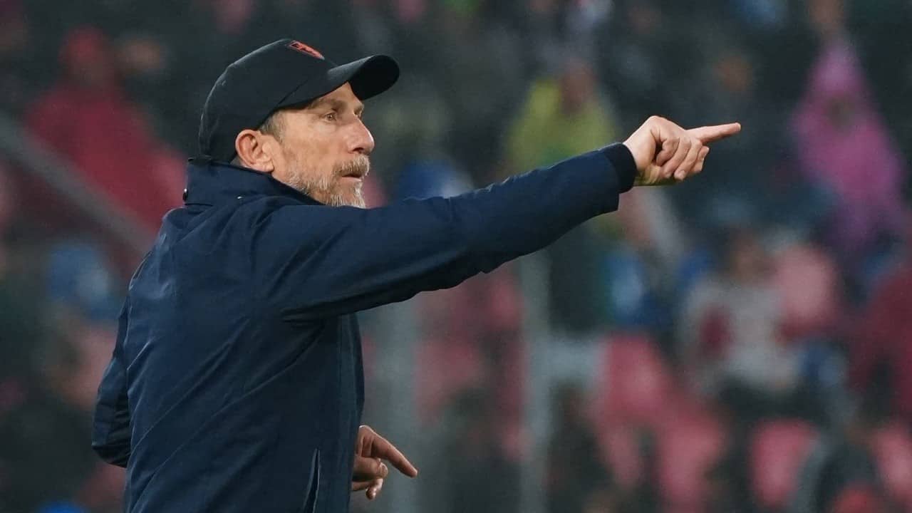 Mister Di Francesco presenta Lecce-Fiorentina