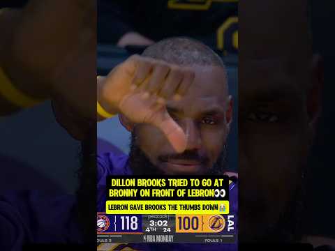 Bron saw Brooks TRY to COOK Bronny😭