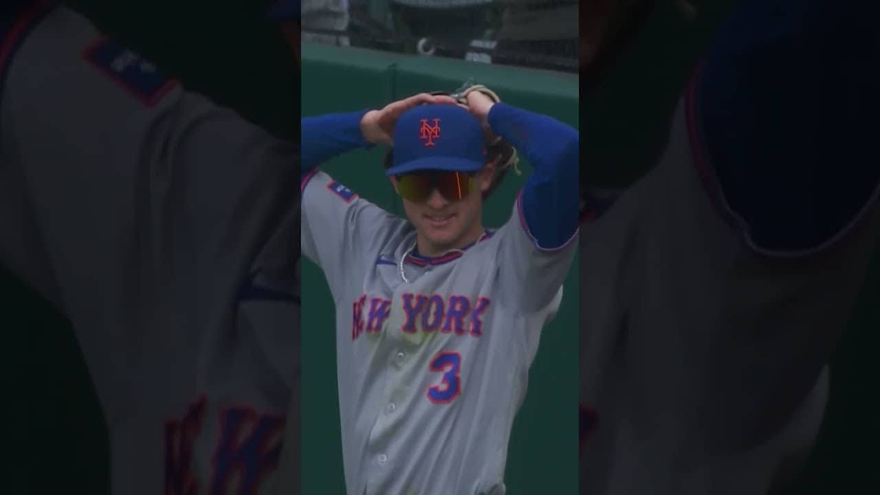 Carson Benge with an INSANE catch 😤 #mlb #nymets #baseball