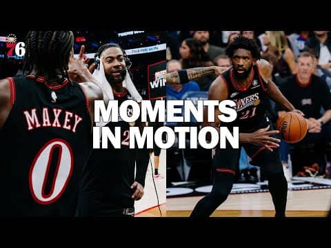 Moments in Motion: Sixers vs. Raptors | 11.08.25