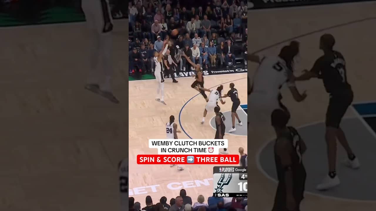 Wemby comes through in the clutch!