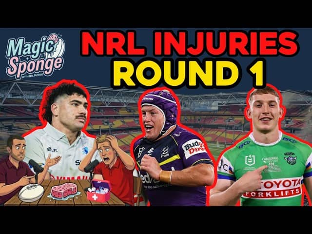 The Magic Sponge Podcast - Round 1 Injuries + SuperCoach trade plans out of a brutal week!