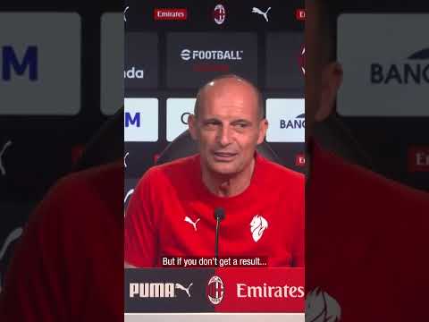 Eyes on what matters 🎙️ | #Allegri | #Shorts