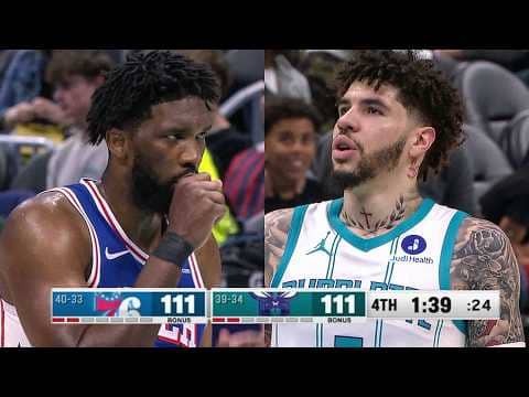 Final 3:40 WILD FINISH 76ers at Hornets 👀 | March 28, 2026