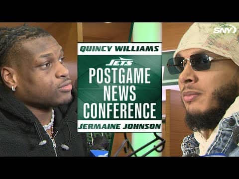 Quincy Williams and Jermaine Johnson on trying to salvage Jets' pride in final game of the season