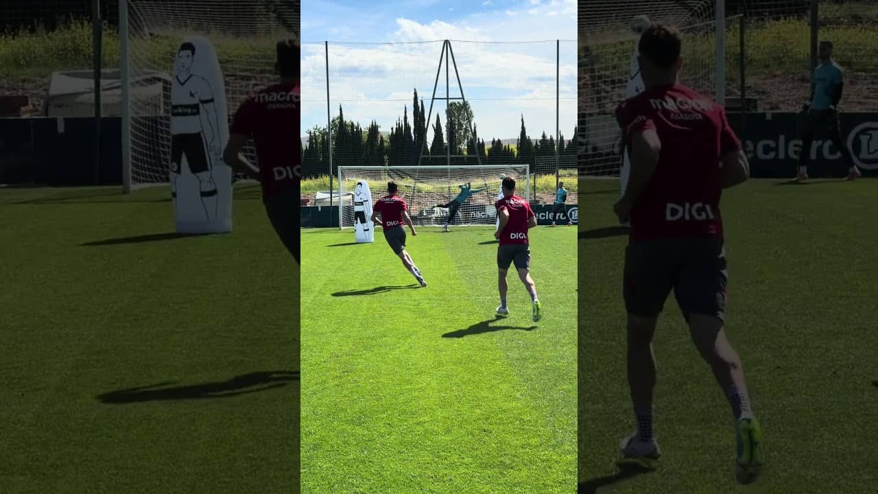 Goles y paradas en Tajonar #Osasuna