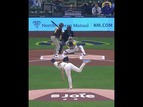 Imagine preparing for a 103 MPH+ Jacob Misiorowski fastball and getting a 97 MPH slider 😮