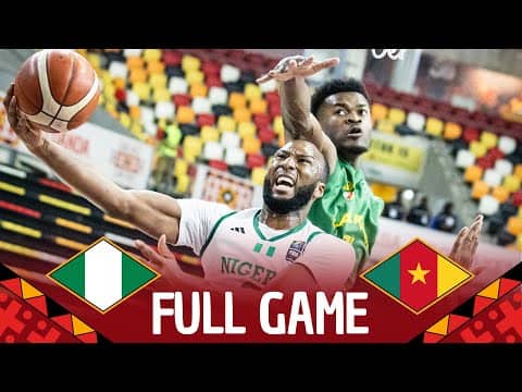 Group Phase | Nigeria v Cameroon | Full Basketball Game | FIBA AfroBasket 2025
