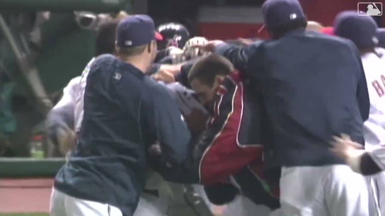 Cleveland walks off the Rangers on a Jhonny Peralta single in the 11th (CLE vs TEX, 4-25-2007)