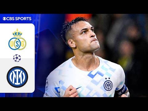 Union Saint-Gilloise vs. Inter: Extended Highlights | UCL League Phase MD 3 | CBS Sports Golazo
