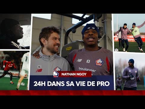 24H AVEC NATHAN NGOY I La journée type d'un joueur de football professionnel 🔥
