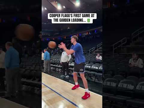 The rook is ready for his MSG debut 🤩🗽