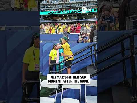 More than just a game for Neymar and his son 🇧🇷