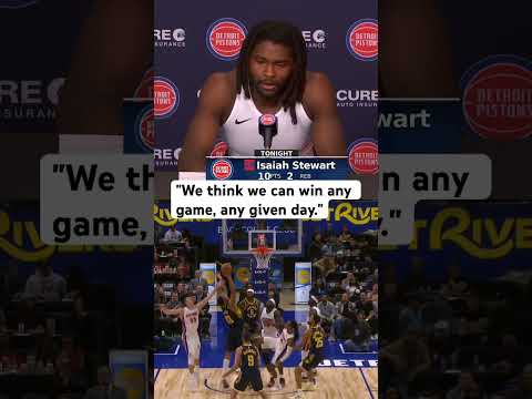Isaiah Stewart on the Pistons mentality after winning 10 straight!