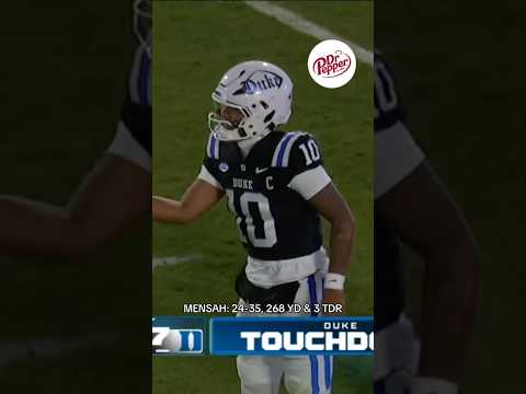 Have yourself a day, Mensah 👏 #duke #dukefootball #accfootball #football #collegefootball #cfb