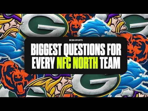 Biggest Questions for EVERY NFC North team RIGHT NOW: Lions, Packers, Vikings, and Bears
