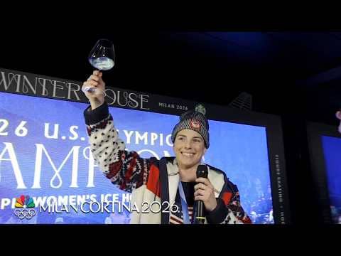 'This is America's team': Hilary Knight toasts to gold medal win | Winter Olympics 2026 | NBC Sports