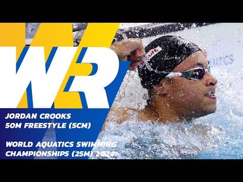 🇰🇾 Jordan Crooks Breaks 50m Freestyle Record – Youngest Ever Under 20!