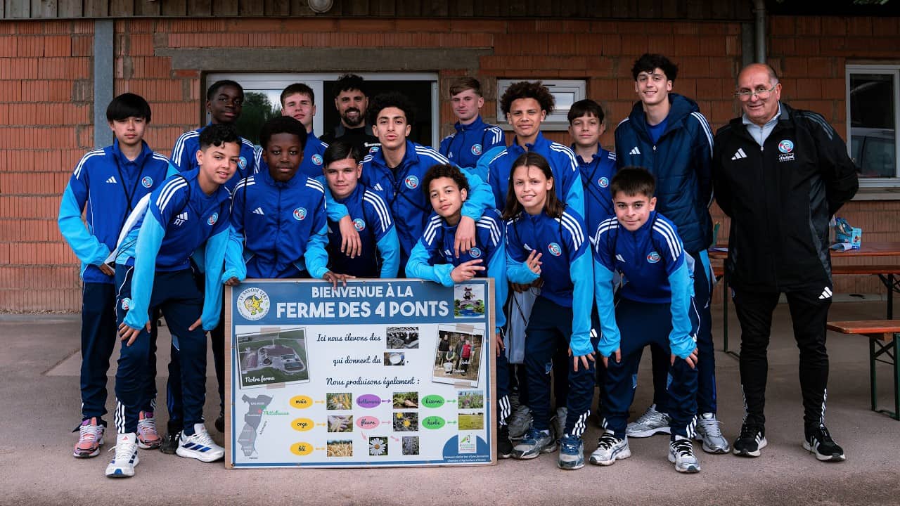 Des terrains à la ferme : VISITE PÉDAGOGIQUE pour nos U15 🥛