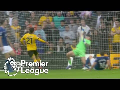 Rodrigo Gomes blasts Wolves within one goal of Everton | Premier League | NBC Sports