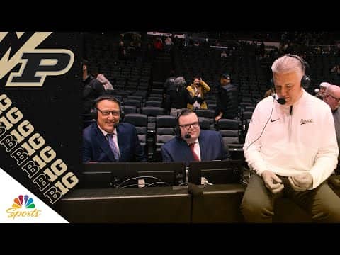 Matt Painter on Purdue fanbase, home win vs. Marquette | Big Ten Basketball | NBC Sports