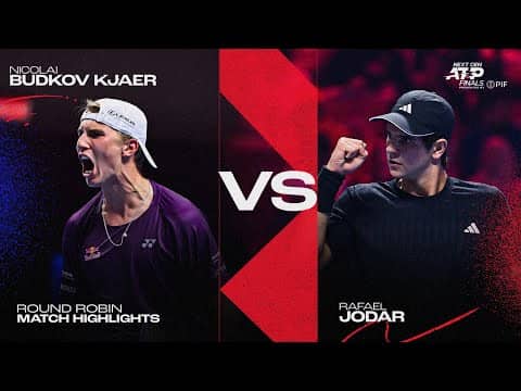 Nicolai Budkov Kjaer vs Rafael Jodar Highlights | 2025 Next Gen ATP Finals
