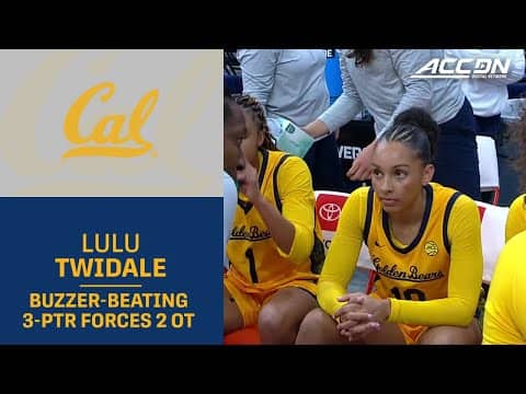 Cal Guard Lulu Twidale's Buzzer-Beating 3-Ptr Forces Double Overtime