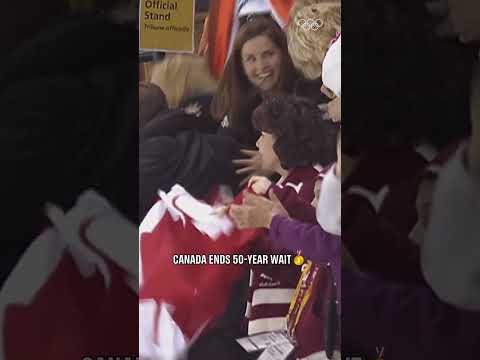 Canada's first gold medal in the sport since 1952! 🇨🇦 🏒