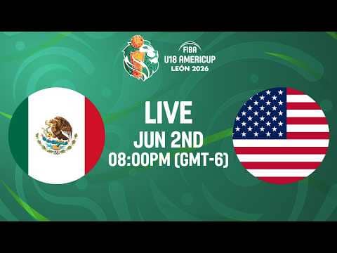 LIVE - Mexico v USA | FIBA U18 AmeriCup 2026