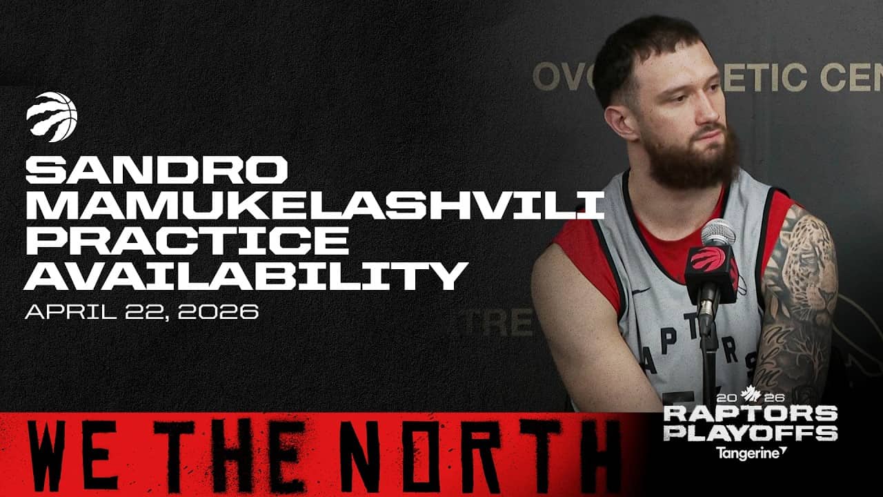 Sandro Mamukelashvili | Playoff Practice | April 22, 2026