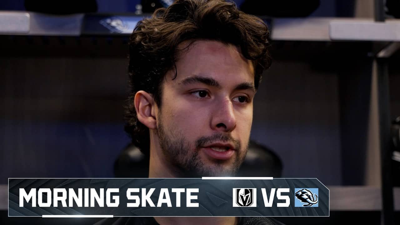 Dylan Guenther and André Tourigny | 04.24 Morning Skate Media