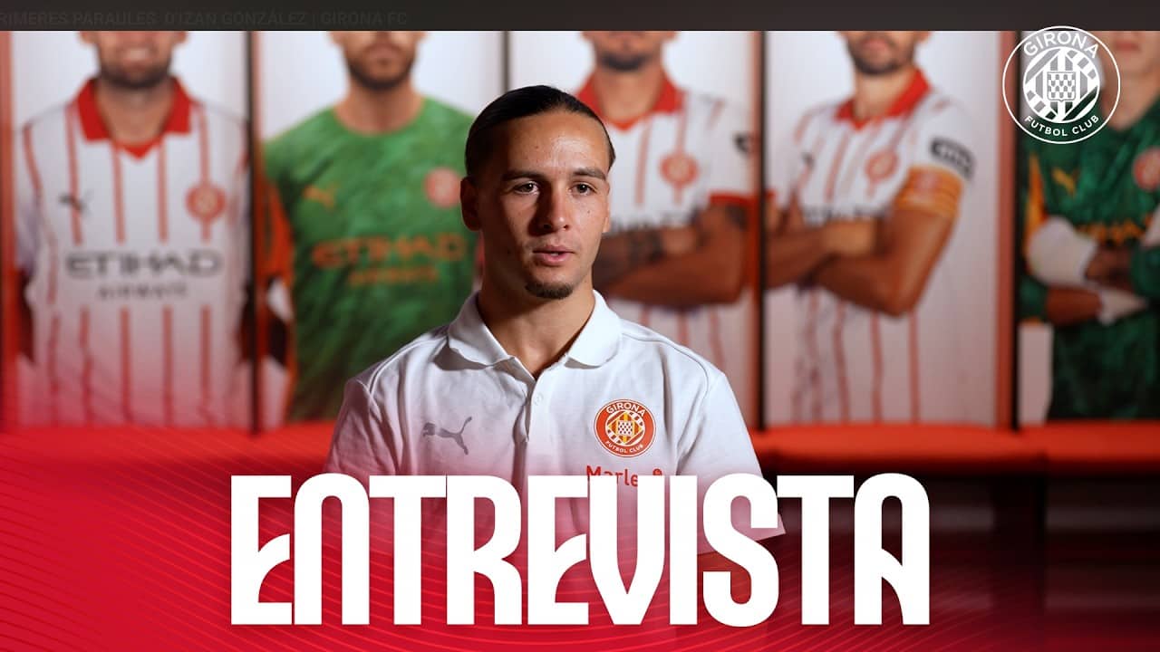 🗣️ LES PRIMERES PARAULES D'IZAN GONZÁLEZ | GIRONA FC