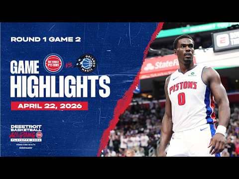 Detroit Pistons vs. Orlando Magic | GAME HIGHLIGHTS | 04.22.26