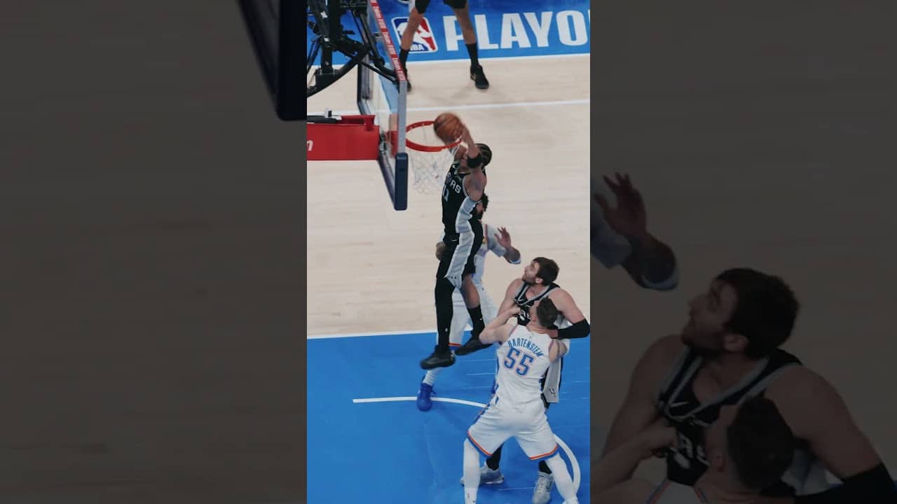 Carter cleared for takeoff 🛫 #spurs #nba #playoffs #carterbryant