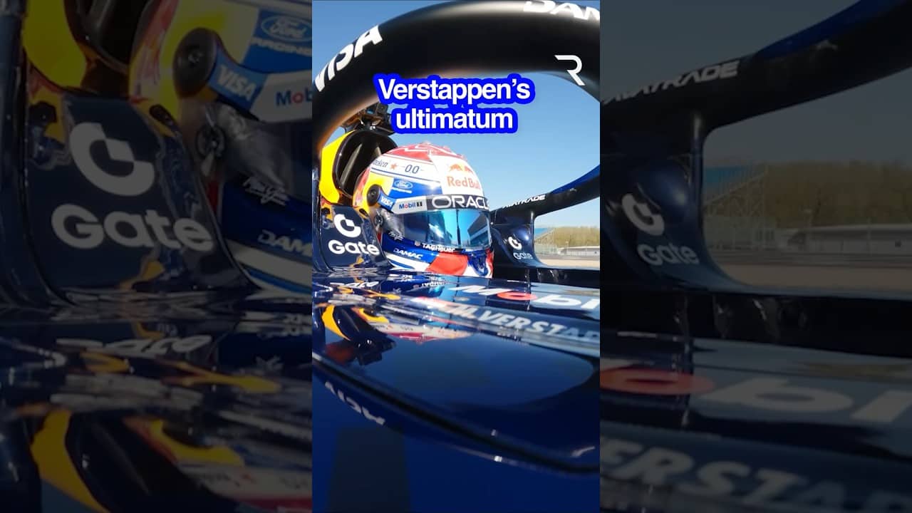 Verstappen's 2027 ultimatum for F1 😮