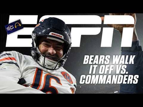 MNF Reaction 🏈 Bears beat Commanders on last-second FG for 3rd straight W | SC with SVP