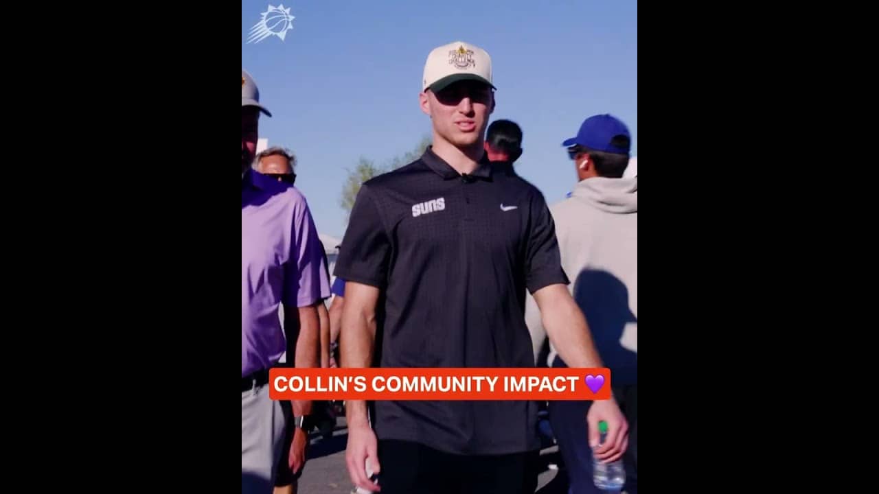 Collin for Kindness left its mark on the Valley all season long 💜 #shorts | Phoenix Suns