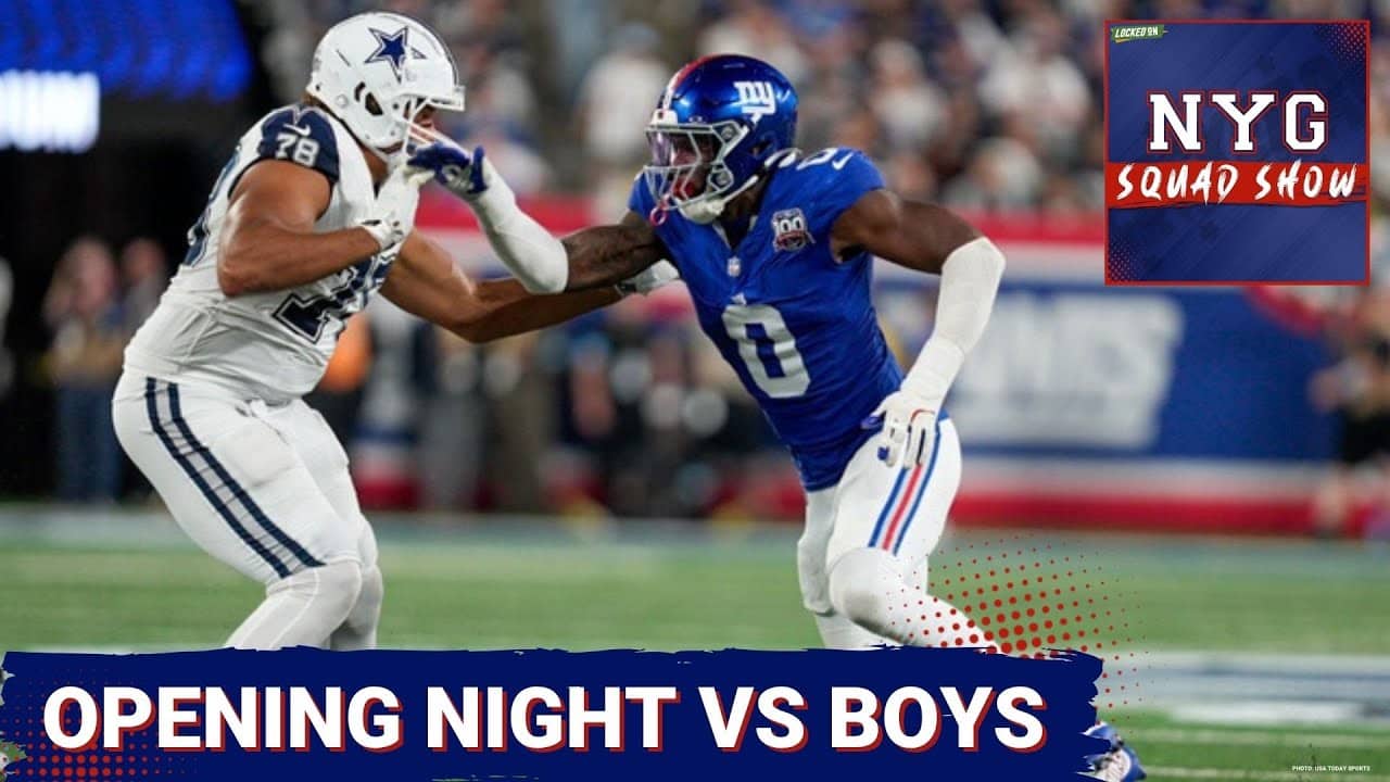 GIANTS SQUAD SHOW: Giants vs Cowboys Week 1, OBJ Update, Rookie Camp Buzz