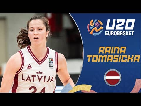 Raina Tomasicka 🇱🇻 | ALL-STAR FIVE | Full Highlights | FIBA U20 Women's EuroBasket 2025