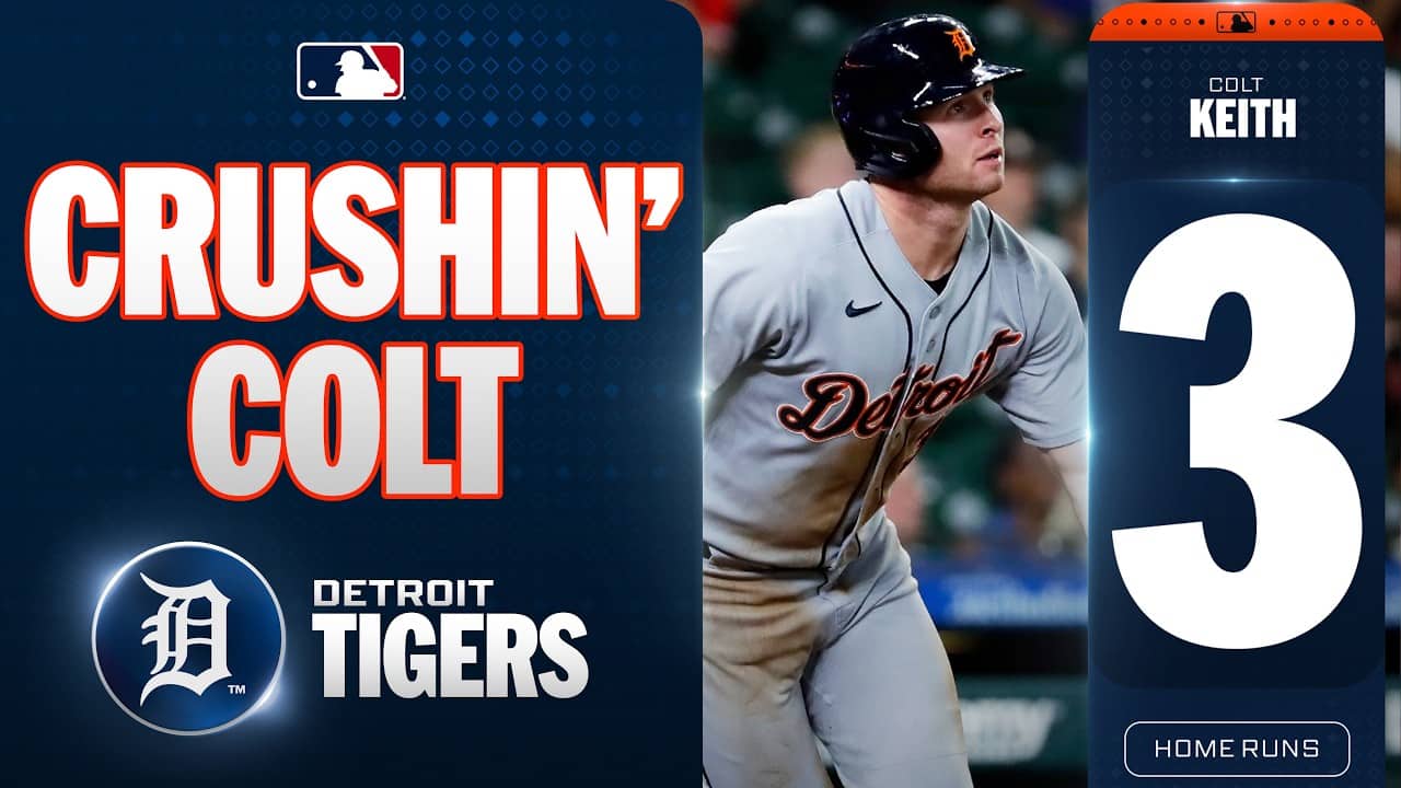 K3ITH! 3️⃣ Colt Keith has a THREE HOME RUN GAME for the Detroit Tigers! 🐯 | MLB Highlights