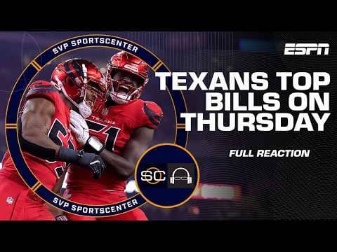 Bills vs. Texans Reaction 🏈 Houston’s defense comes up BIG vs. Josh Allen | SC with SVP